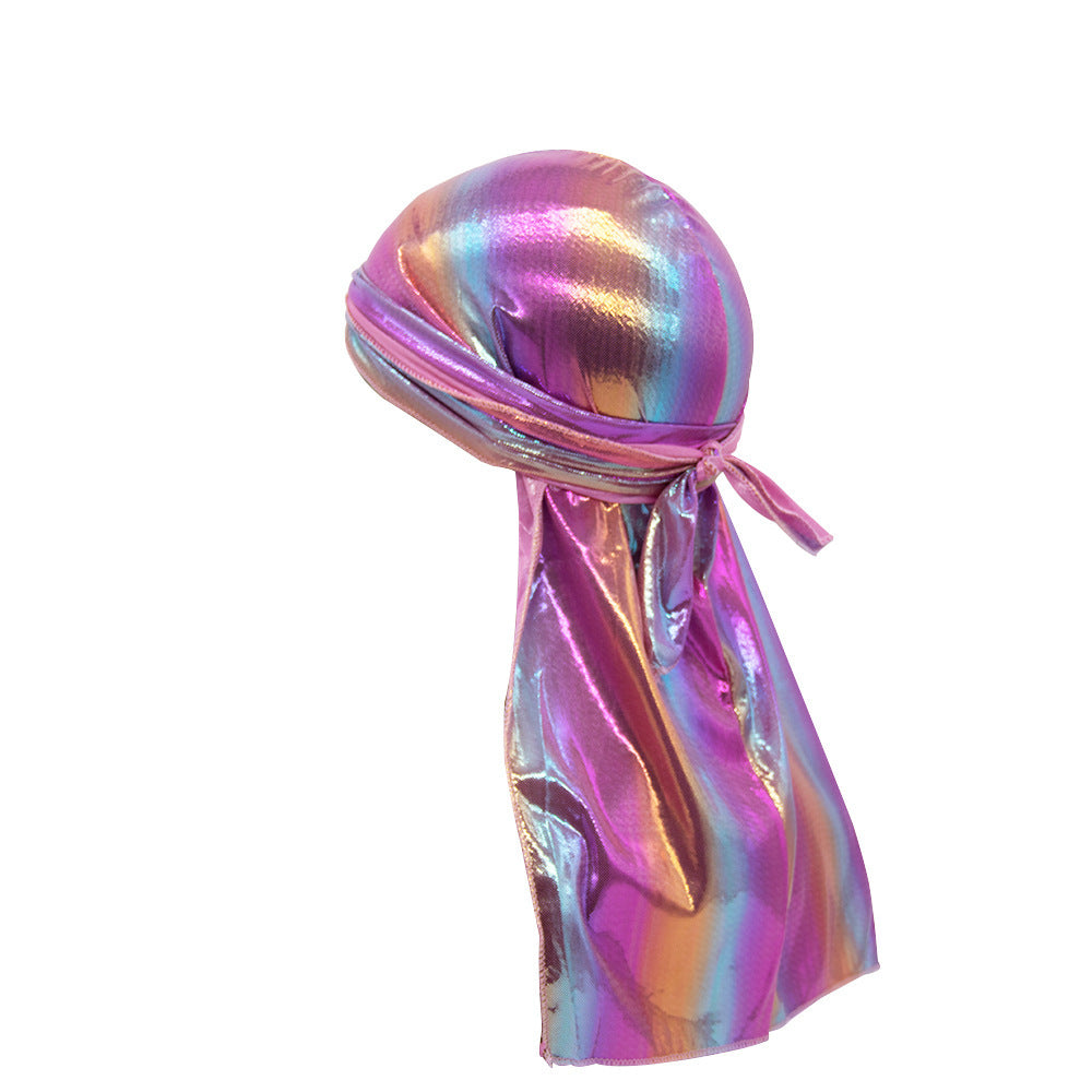 Printed long tail cap