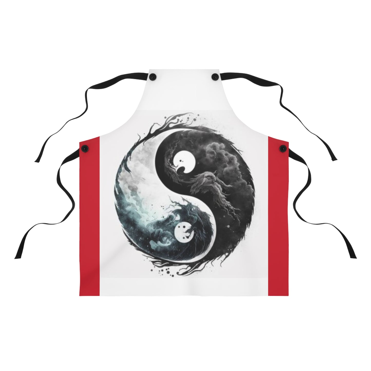 Ying Yang print Picture Apron (AOP)