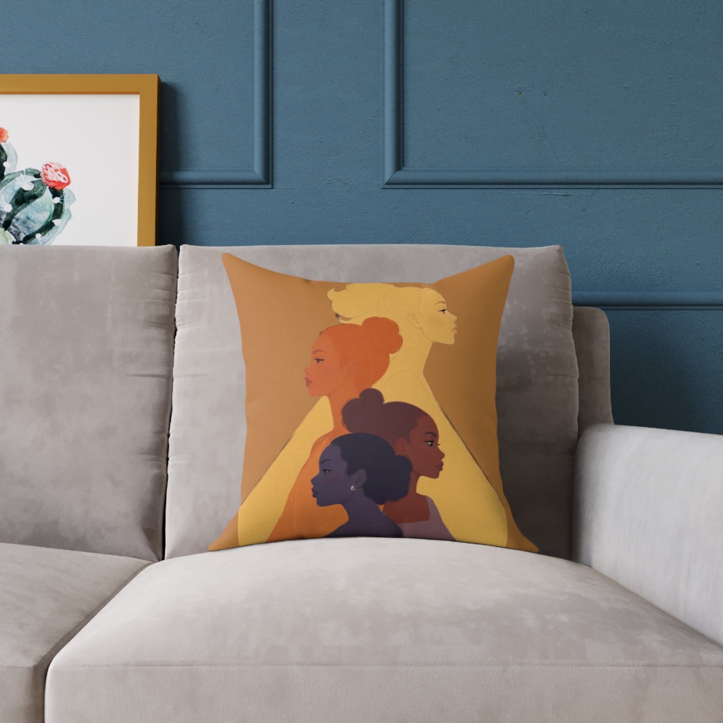Angeline Poly Canvas Pillow