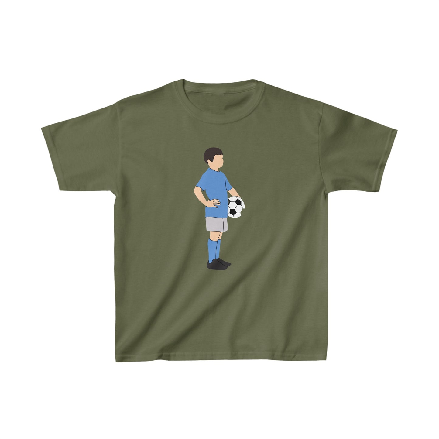 Football player team football season Kids Tee boys top kids unisex