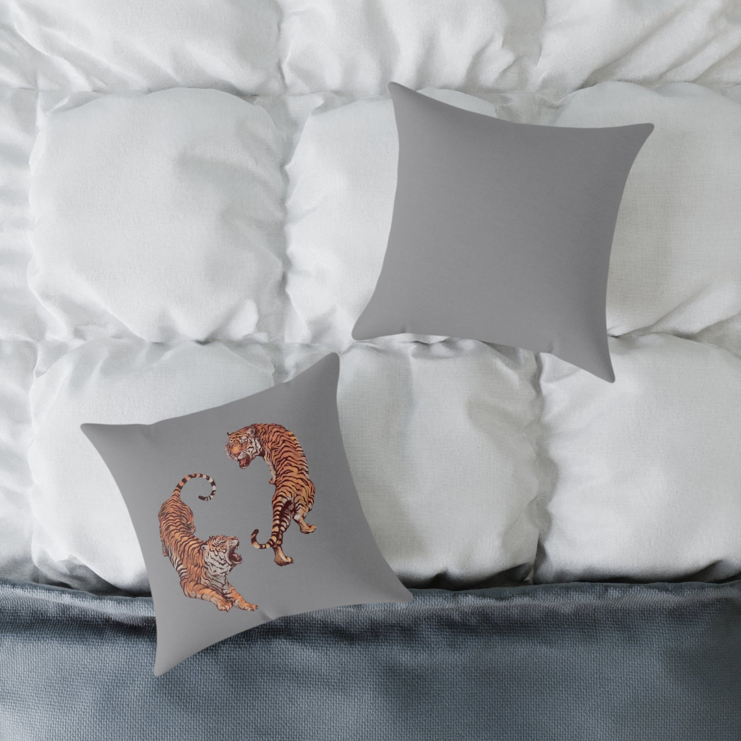 TigerPoly Canvas Pillow