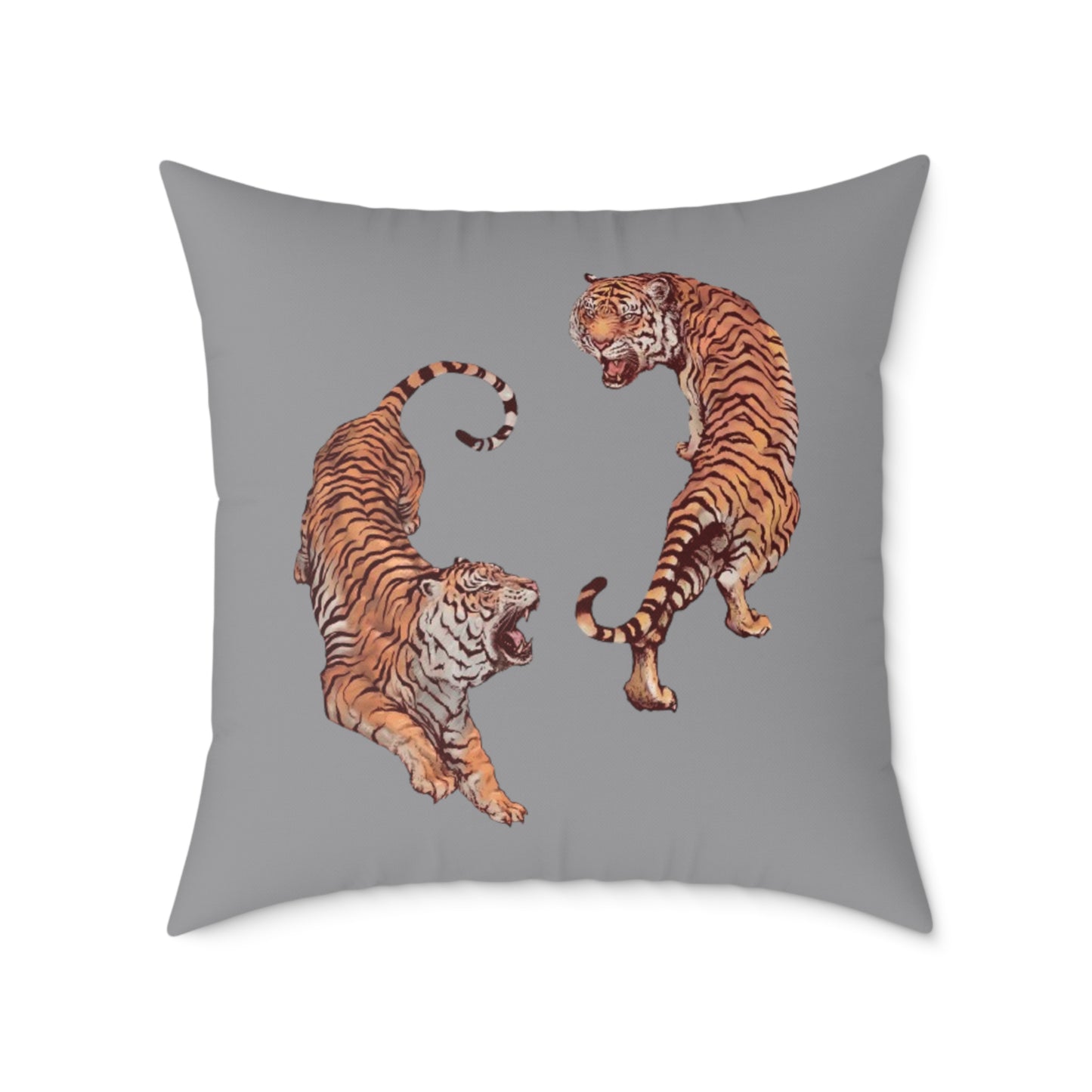 TigerPoly Canvas Pillow