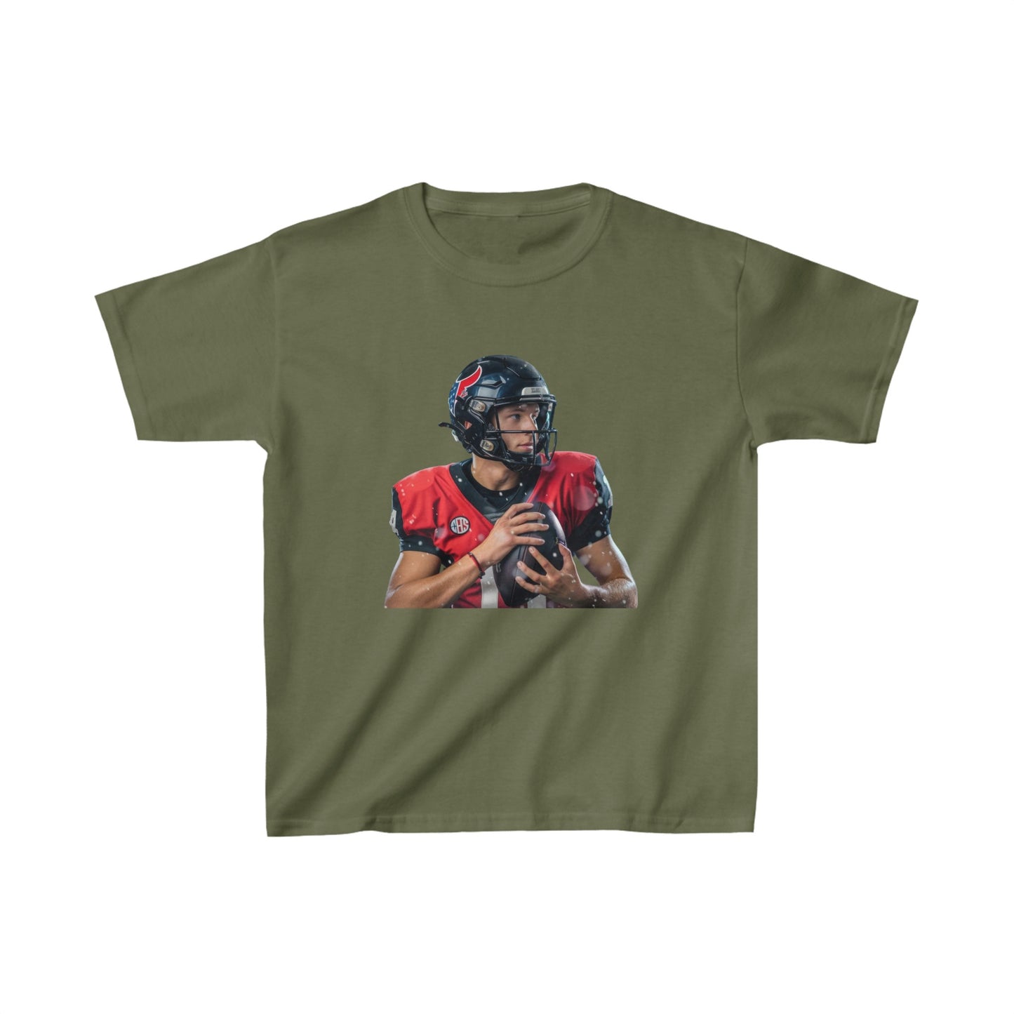 American Football soccer player team football season Kids Tee boys top kids unisex top half player summer unisex clothing team spirit
