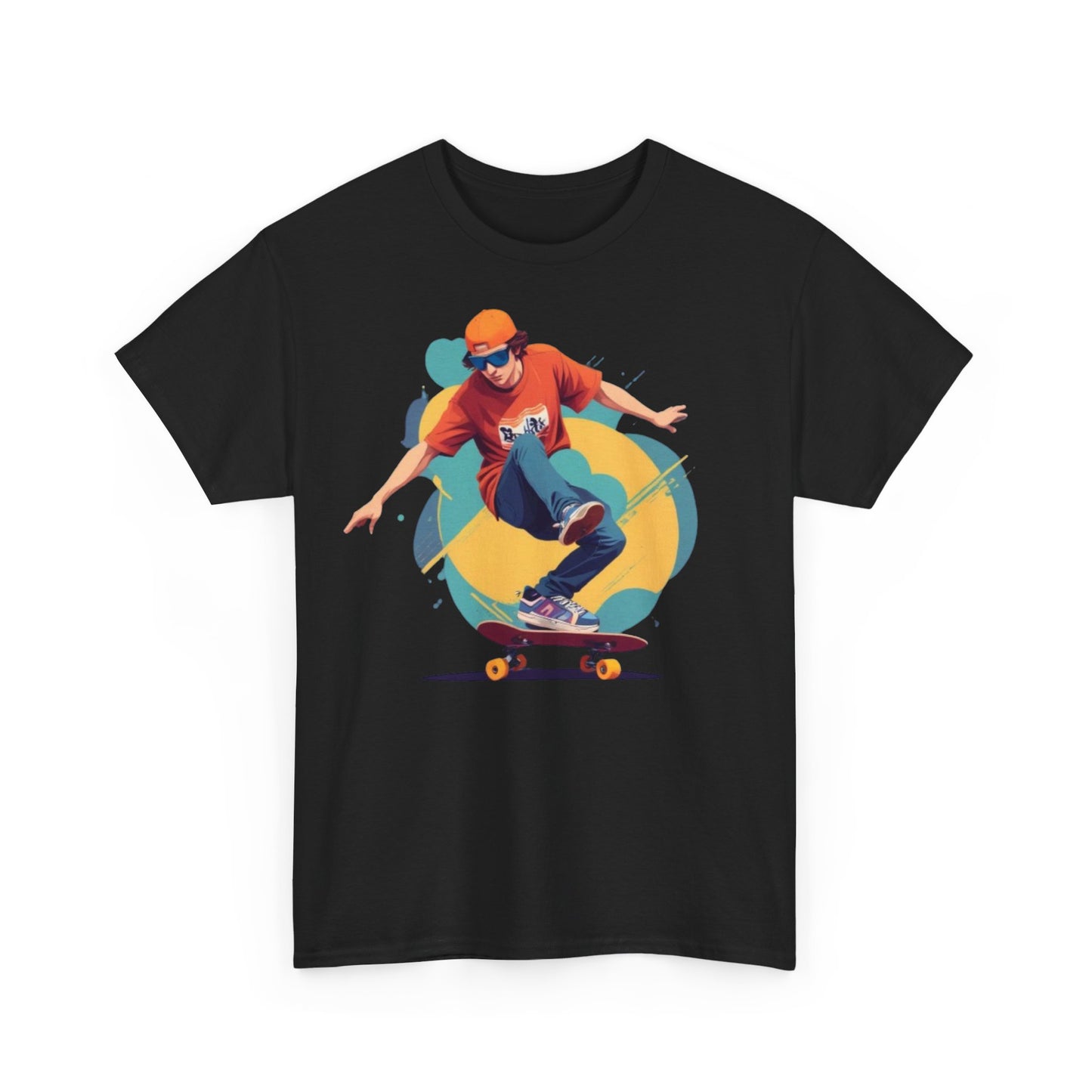 Skateboarder Unisex Heavy Cotton Tee