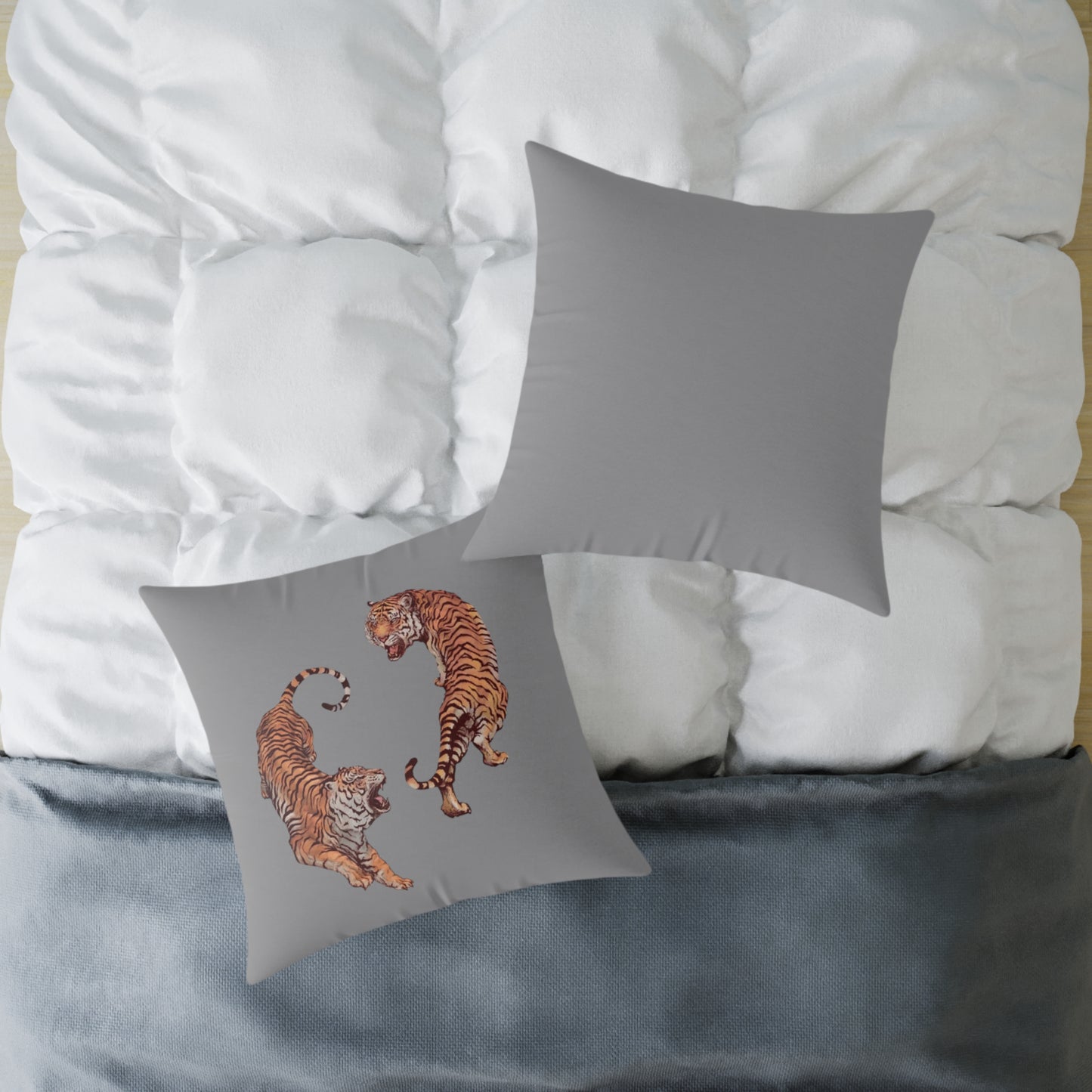 TigerPoly Canvas Pillow