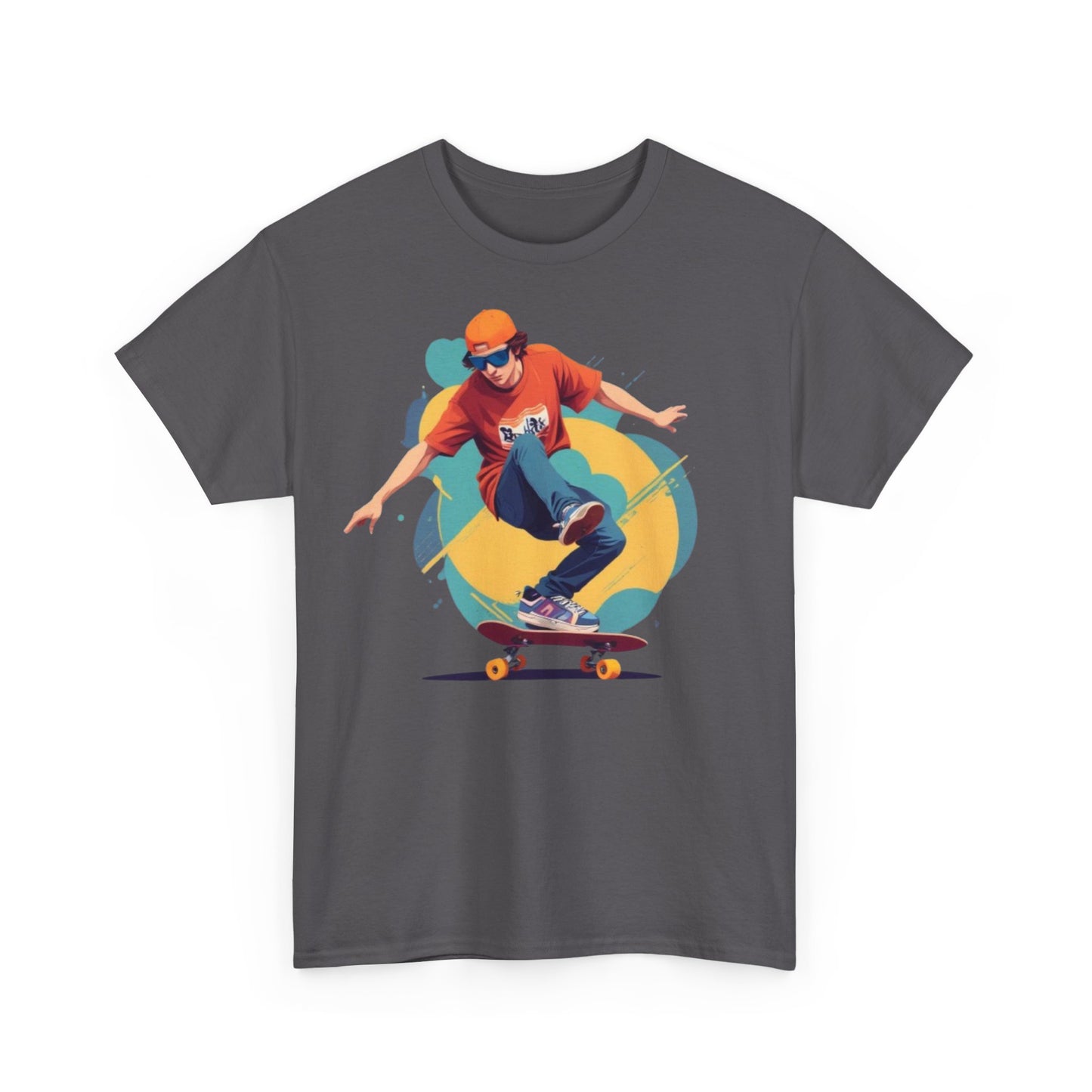 Skateboarder Unisex Heavy Cotton Tee