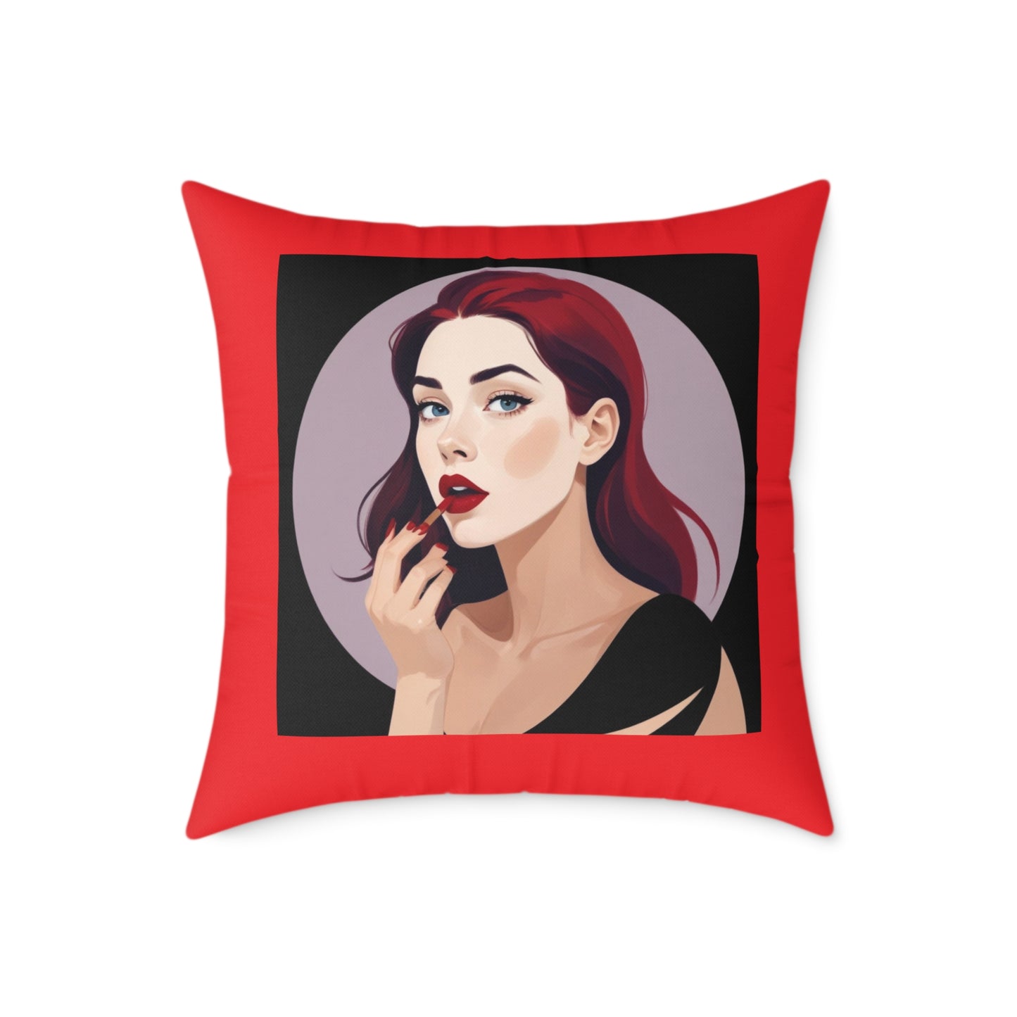 She Devil Square Poly Canvas Pillow