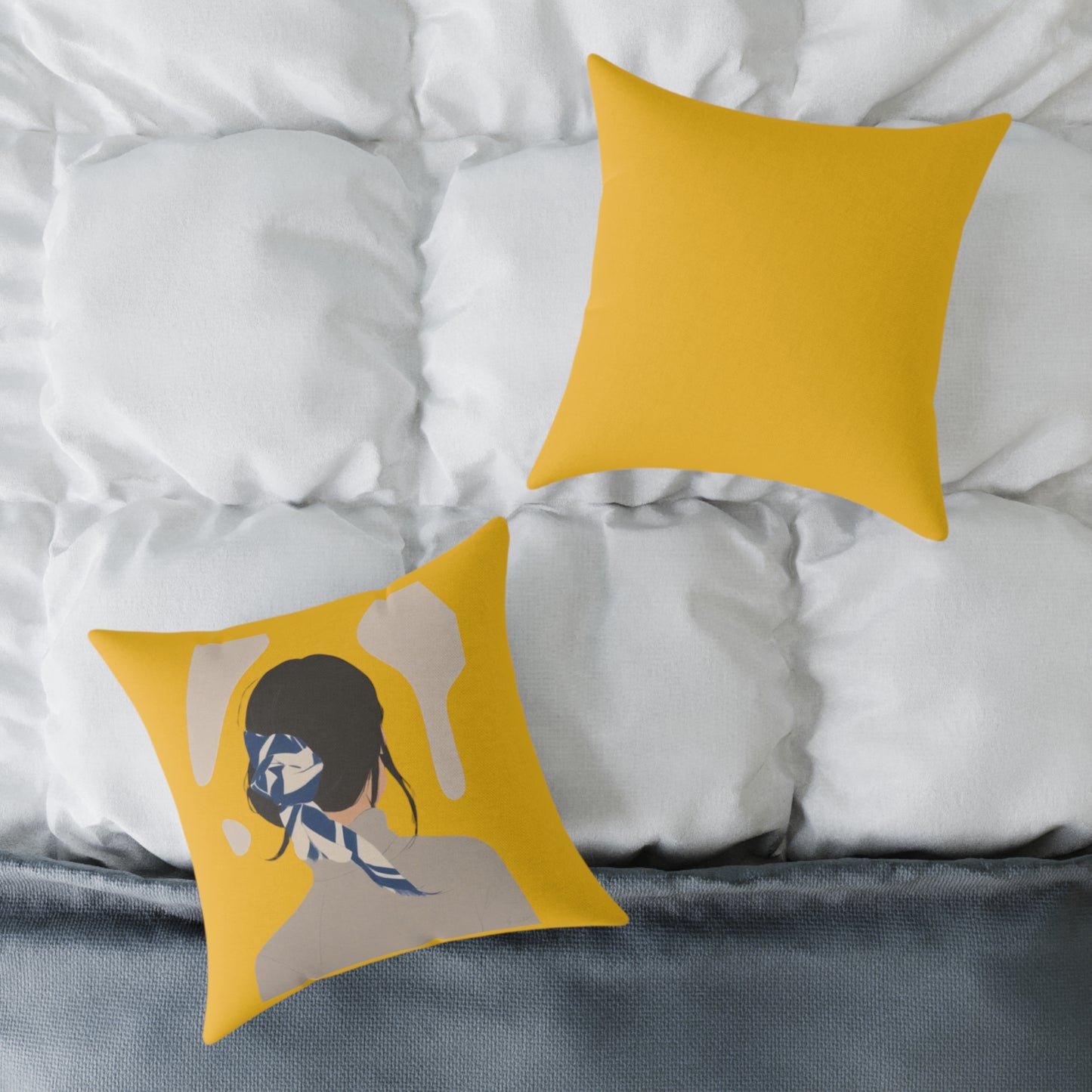 Angeline Poly Canvas Pillow