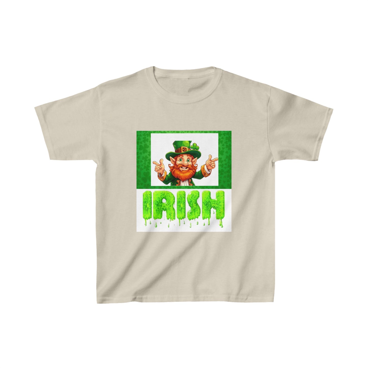 St patricks day cute clover print childrens tshirt unisex gift top