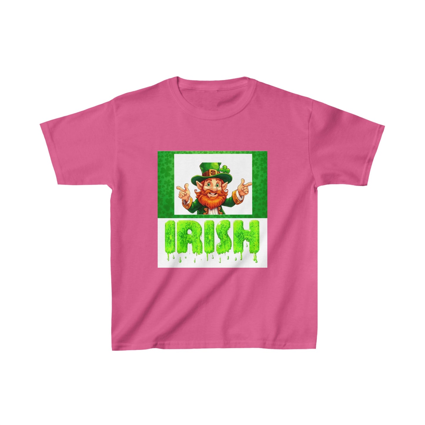 St patricks day cute clover print childrens tshirt unisex gift top