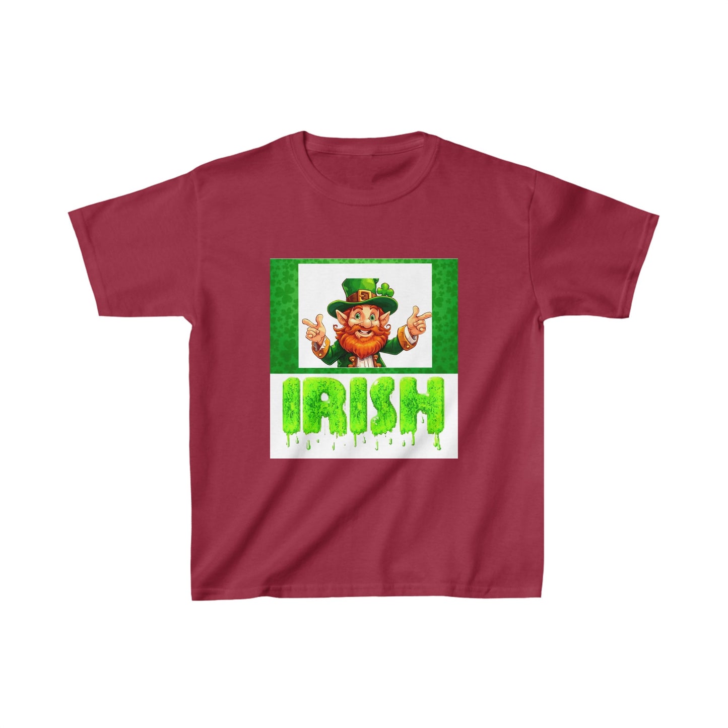 St patricks day cute clover print childrens tshirt unisex gift top