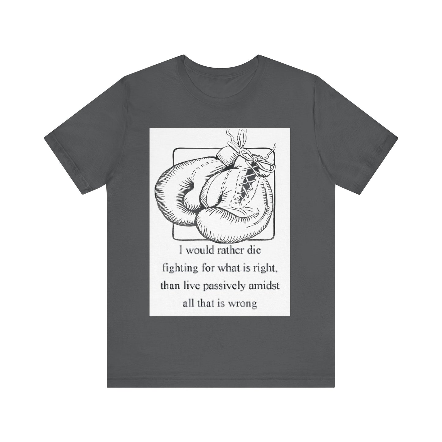 Boxing Quote Jersey Short Sleeve Tshirt