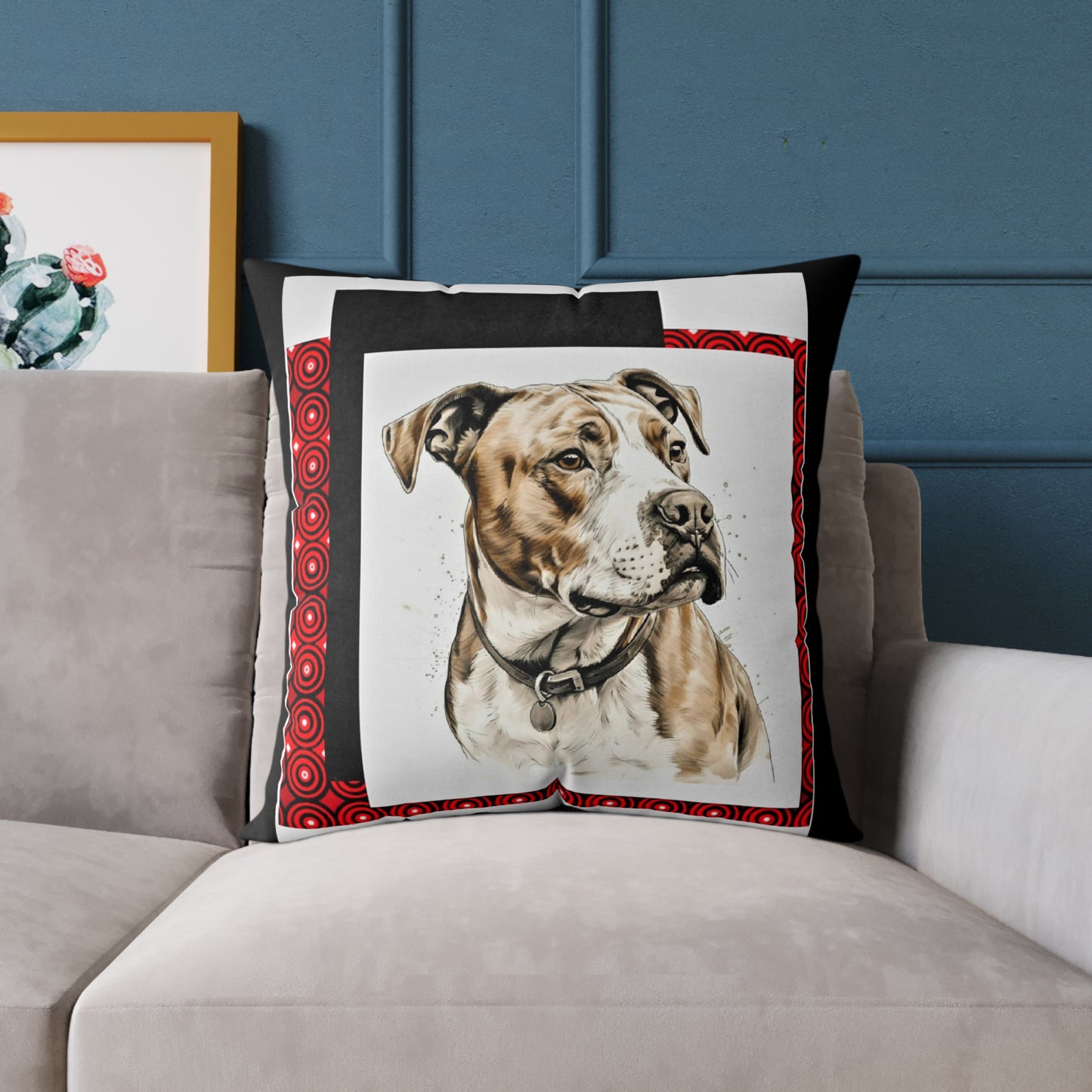 Square Poly Canvas Pillow