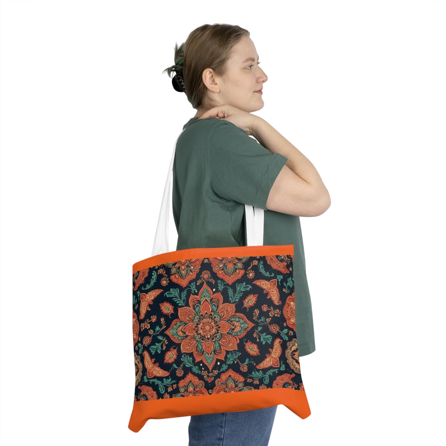 South American Pattern Shoulder Tote Bag (AOP)