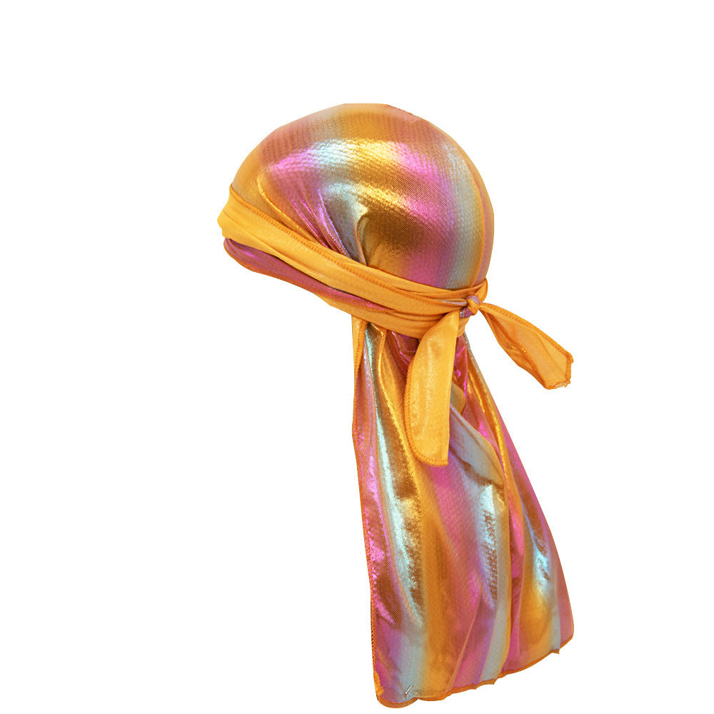 Printed long tail cap
