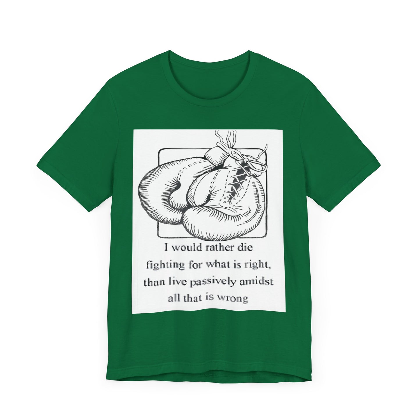 Boxing Quote Jersey Short Sleeve Tshirt