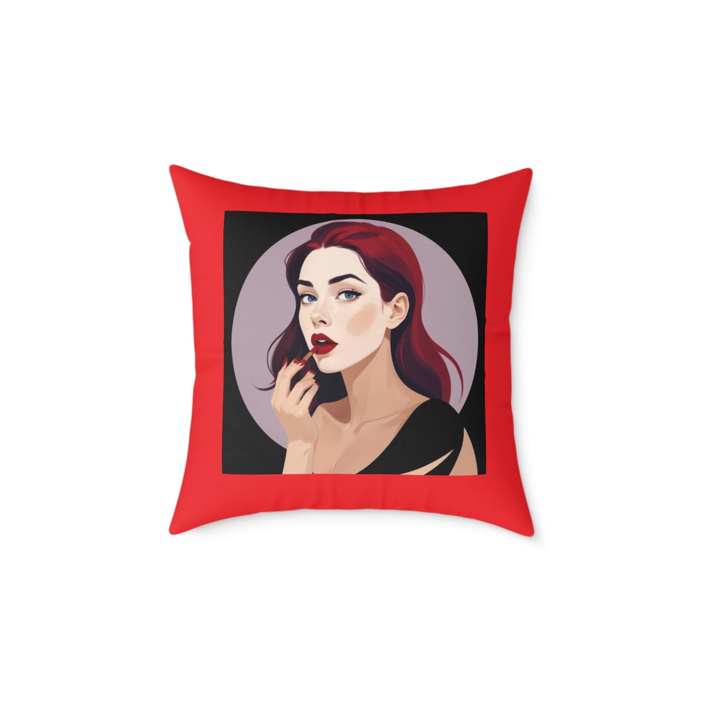 She Devil Square Poly Canvas Pillow