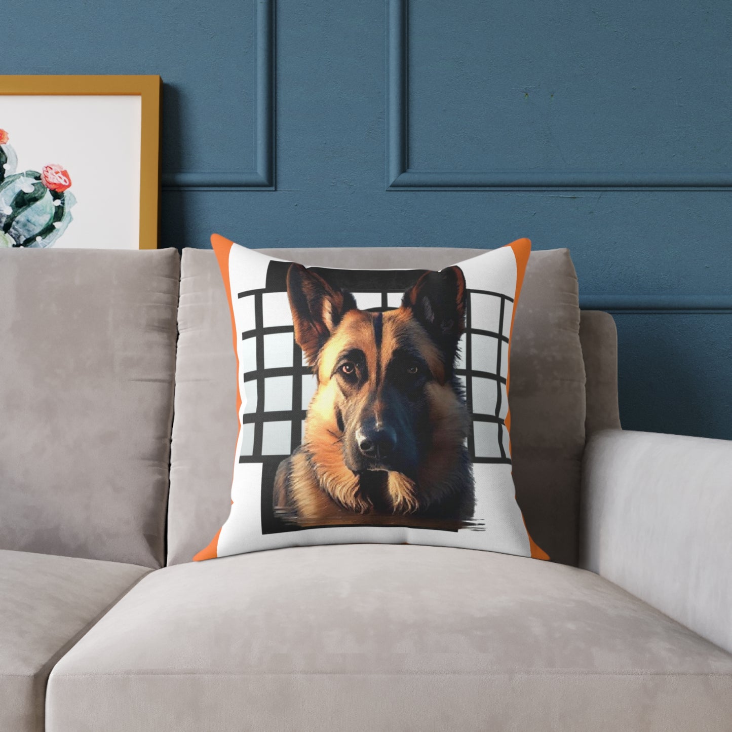 Square Poly Canvas Pillow