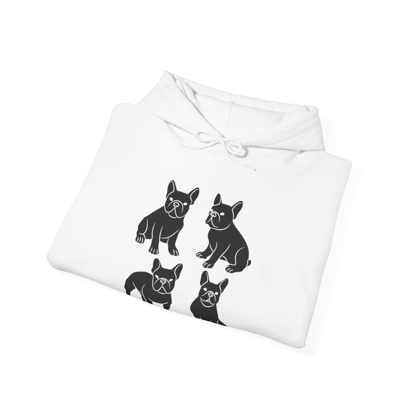 French Bulldog ,Pet Lover Prin T Unisex Heavy Blend™ Hooded Sweatshirt Dog Lover, bulldog G ift, Prin T Hoodie, Animal Lover, Frenchie Hoodie.
