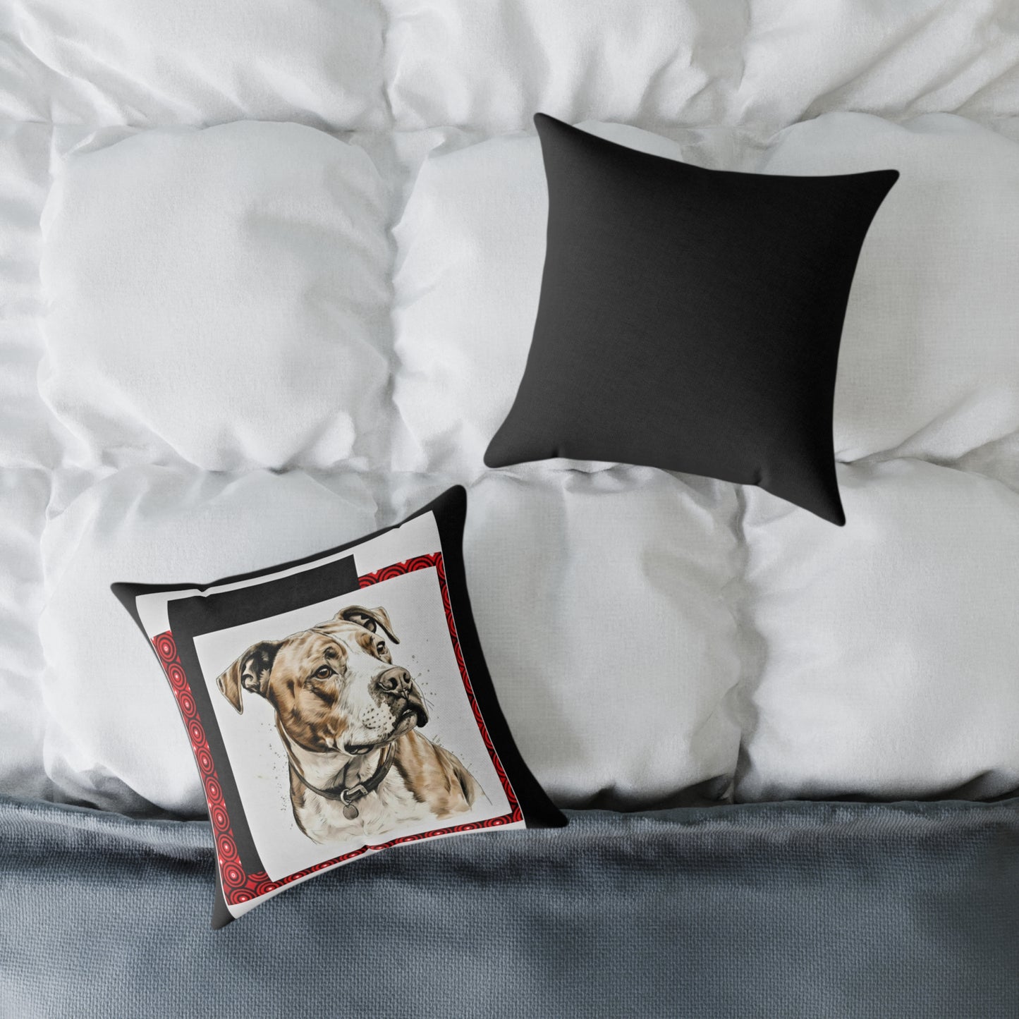 Square Poly Canvas Pillow