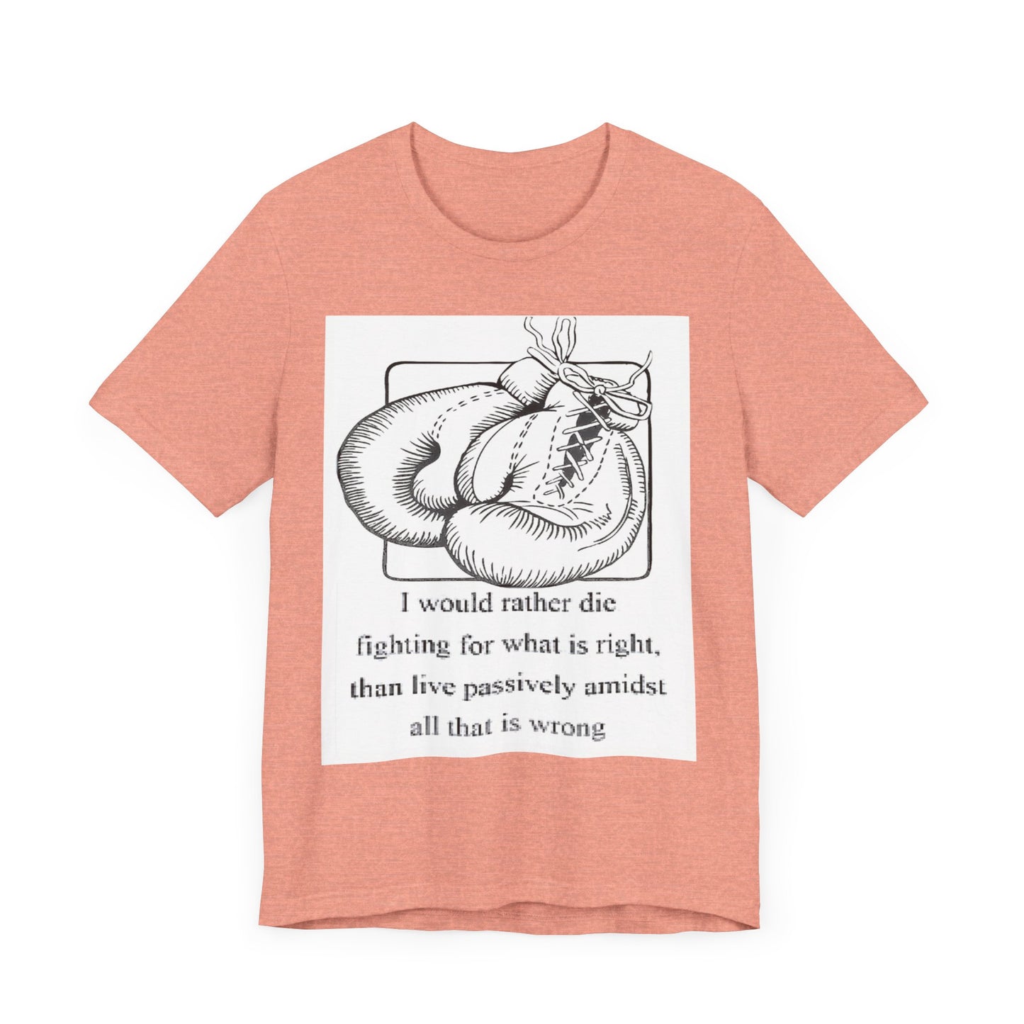 Boxing Quote Jersey Short Sleeve Tshirt