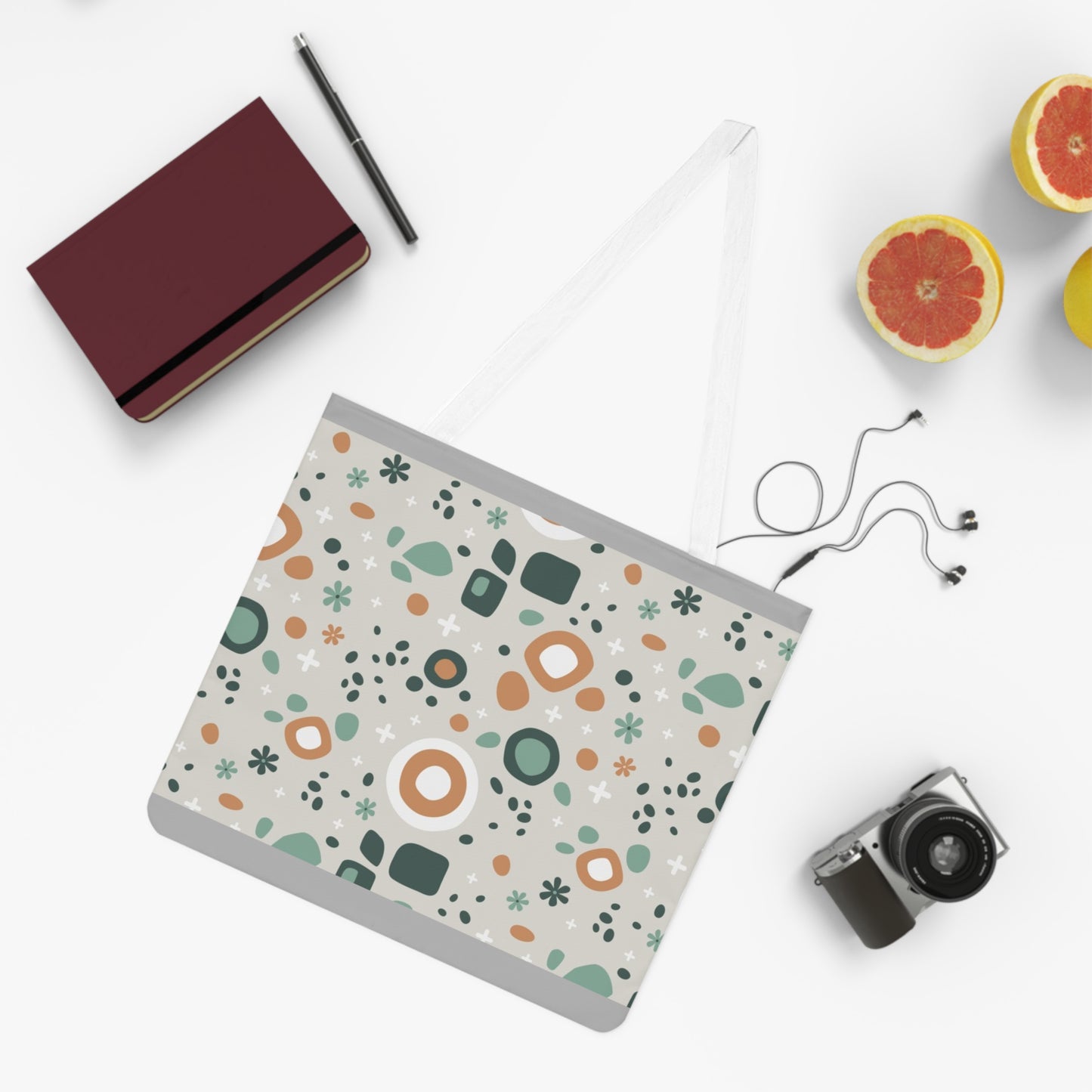Pattern Shoulder Tote Bag (AOP)