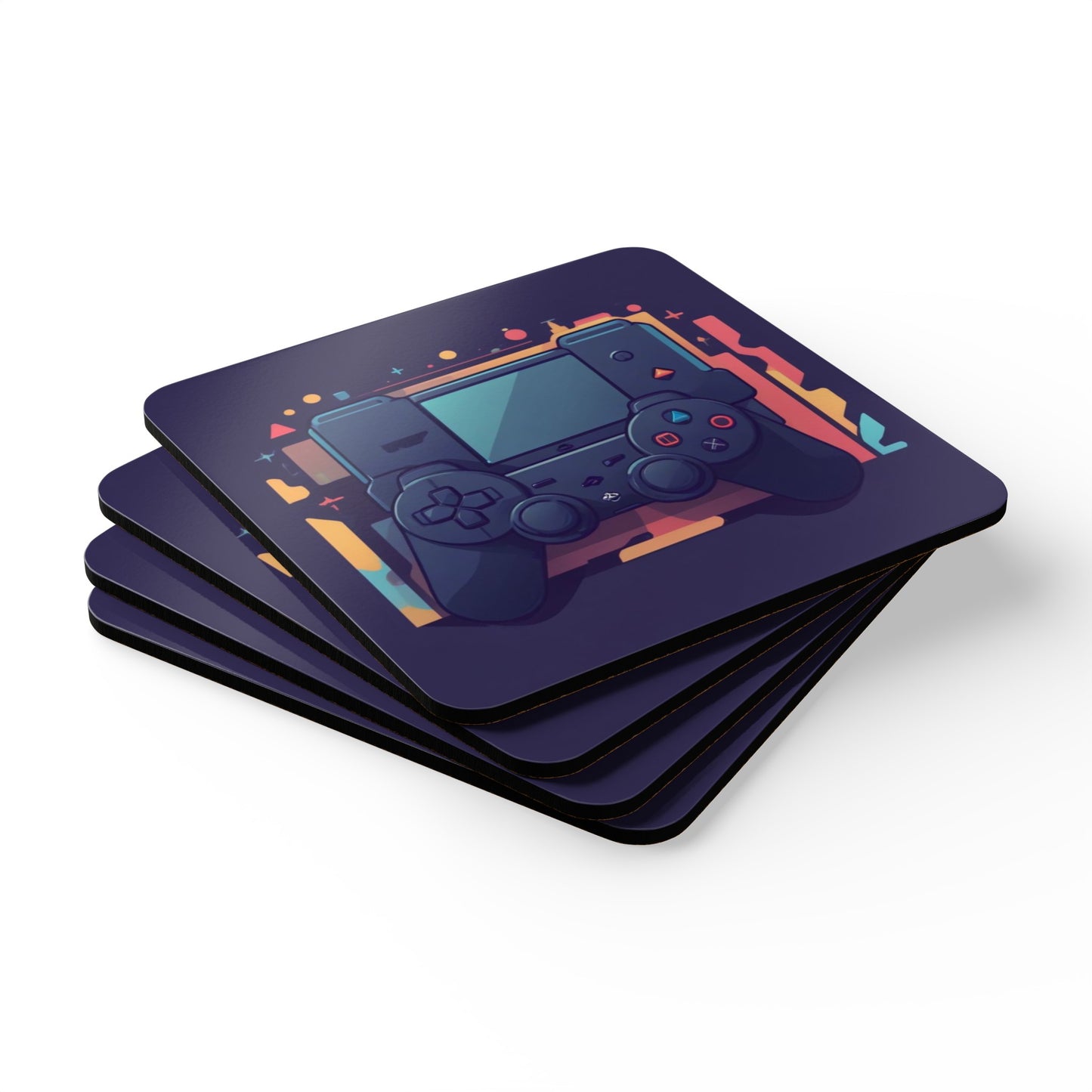 Gamer Corkwood Coaster Set