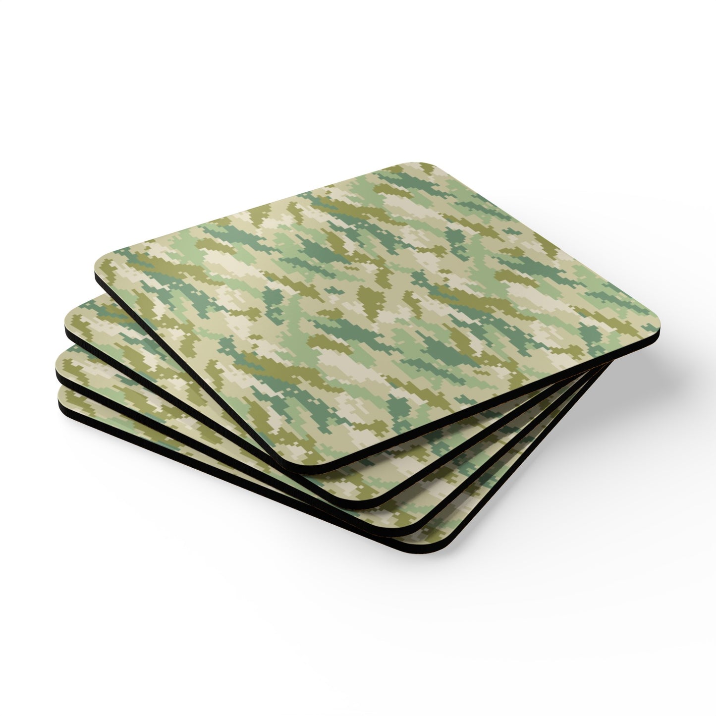 Army Corkwood Coaster Set