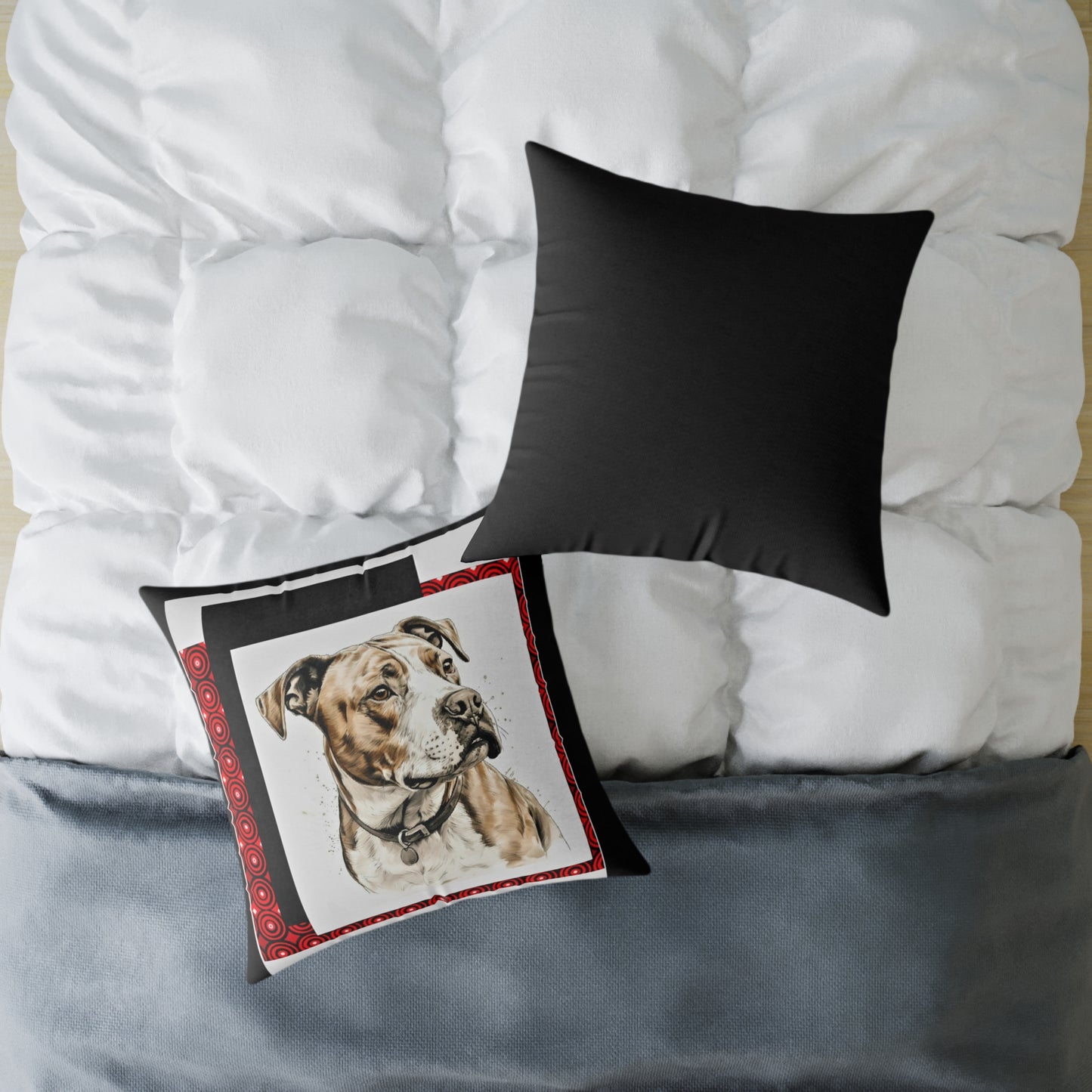 Square Poly Canvas Pillow