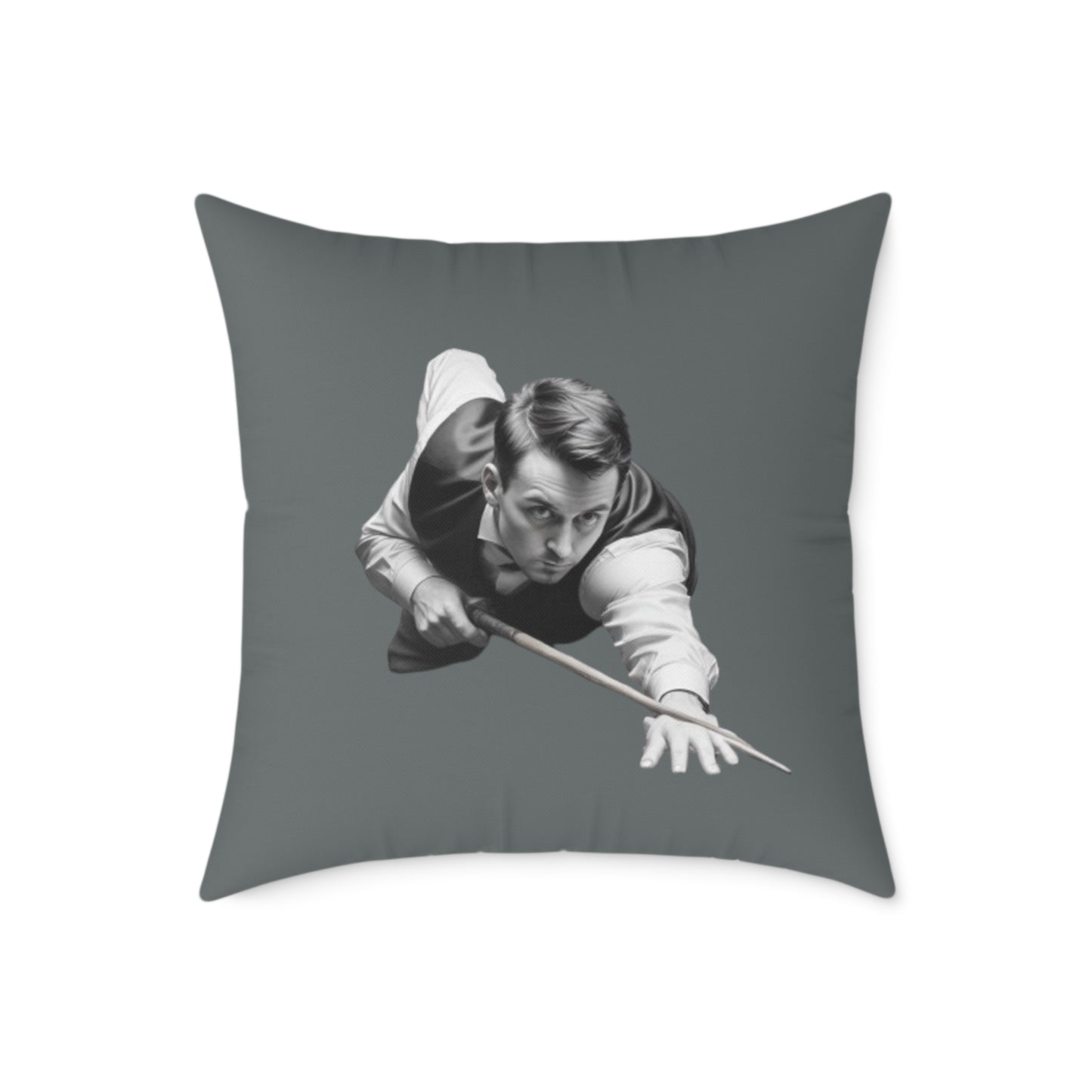 Snooker Square Poly Canvas Pillow