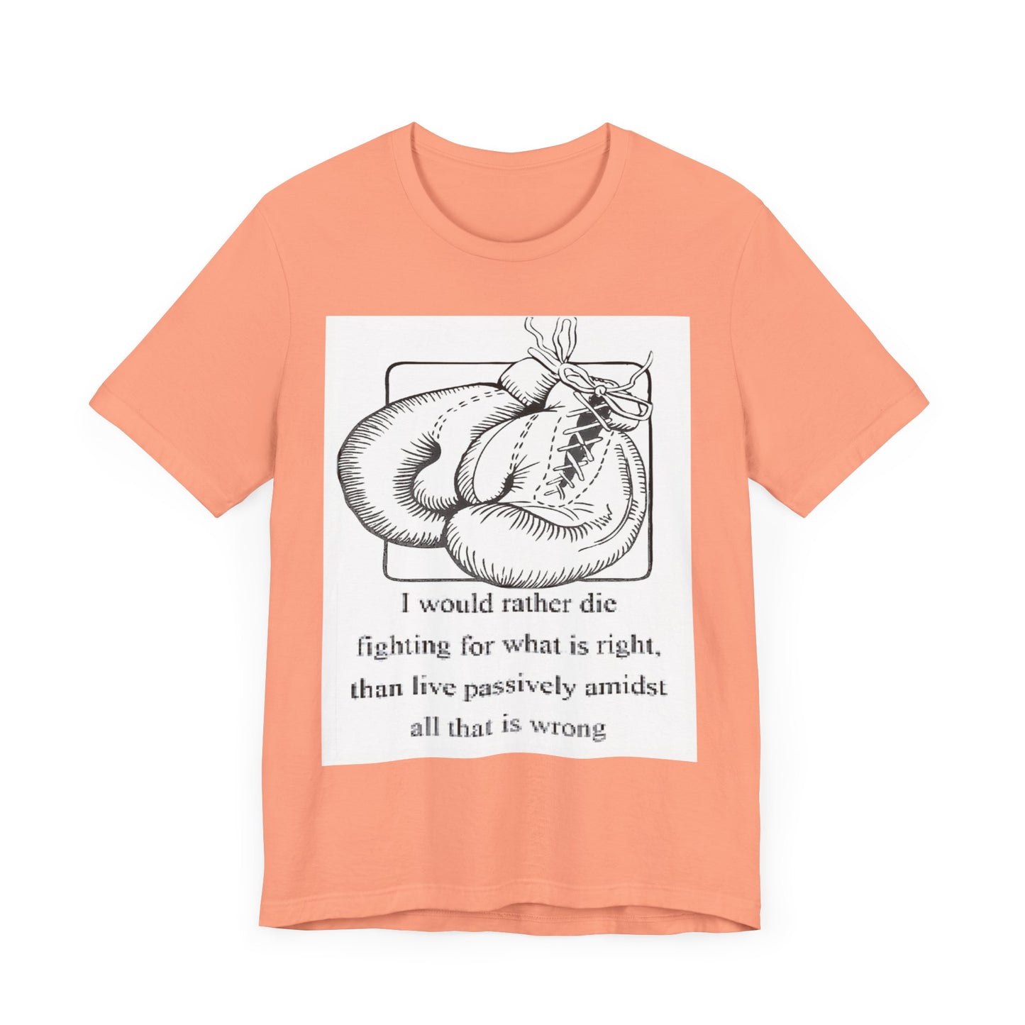 Boxing Quote Jersey Short Sleeve Tshirt