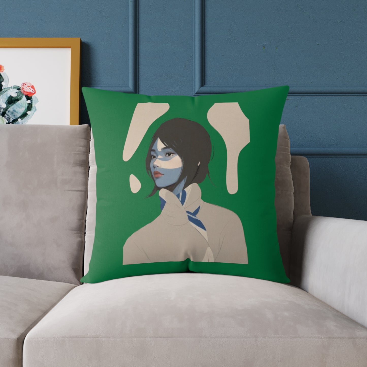Angeline Poly Canvas Pillow