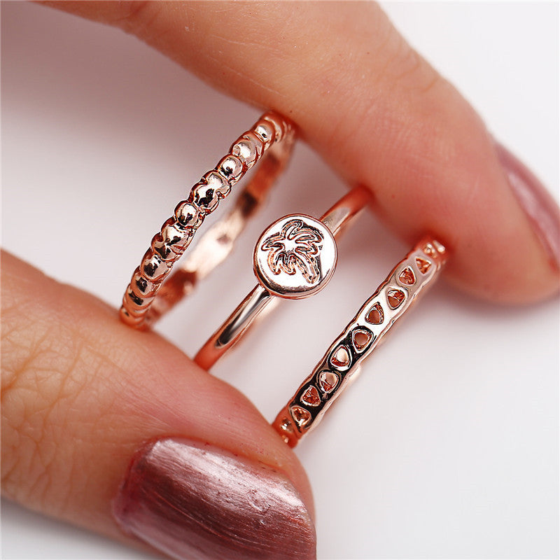 Women's three piece engagement ring