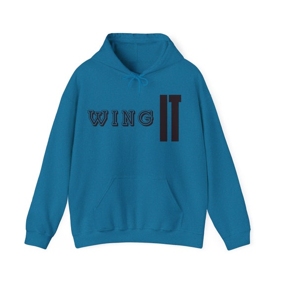 Positional say ing ,wing it , hooded sweatshirt, women’s gift ,gifted teen ,Mother’s Day ,birthday grandma , gift ed for him ,Father’s Day
