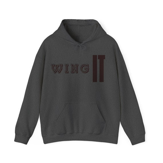 Positional say ing ,wing it , hooded sweatshirt, women’s gift ,gifted teen ,Mother’s Day ,birthday grandma , gift ed for him ,Father’s Day