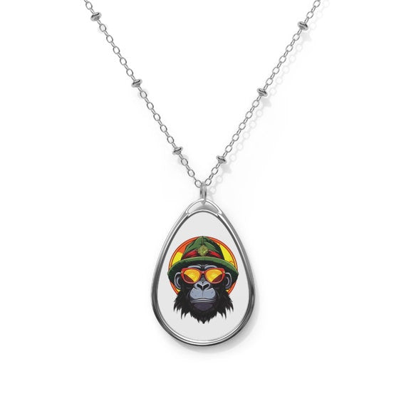 Bob marley reggae music rasta Gift, Wedding Necklace, Bridesmaid Gift, Necklace with Photo, Mothers Day Gift Waterproof Jewelry, Gift Inactive