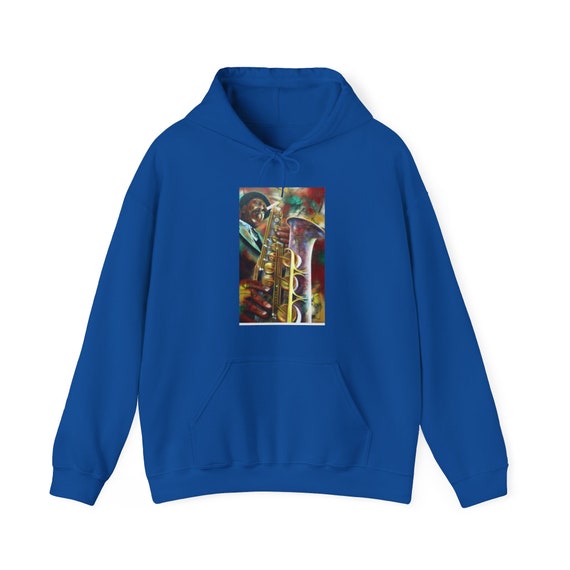 Black jazz Art Music Sweatshirt hooded shirt Fathers day gift own it shirt pullover gift 911 help yourself shirt grandma grandad Inactive