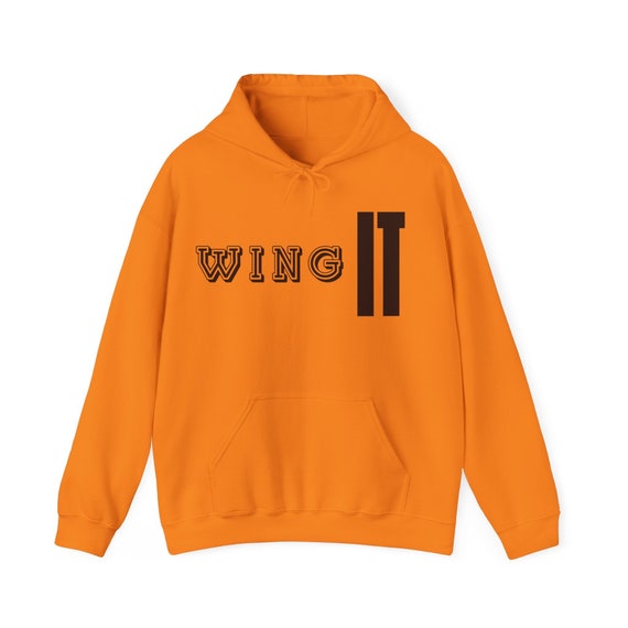 Positional say ing ,wing it , hooded sweatshirt, women’s gift ,gifted teen ,Mother’s Day ,birthday grandma , gift ed for him ,Father’s Day