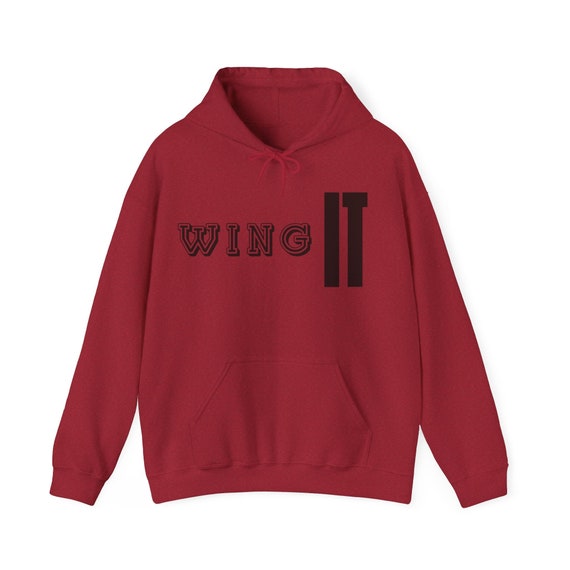Positional say ing ,wing it , hooded sweatshirt, women’s gift ,gifted teen ,Mother’s Day ,birthday grandma , gift ed for him ,Father’s Day