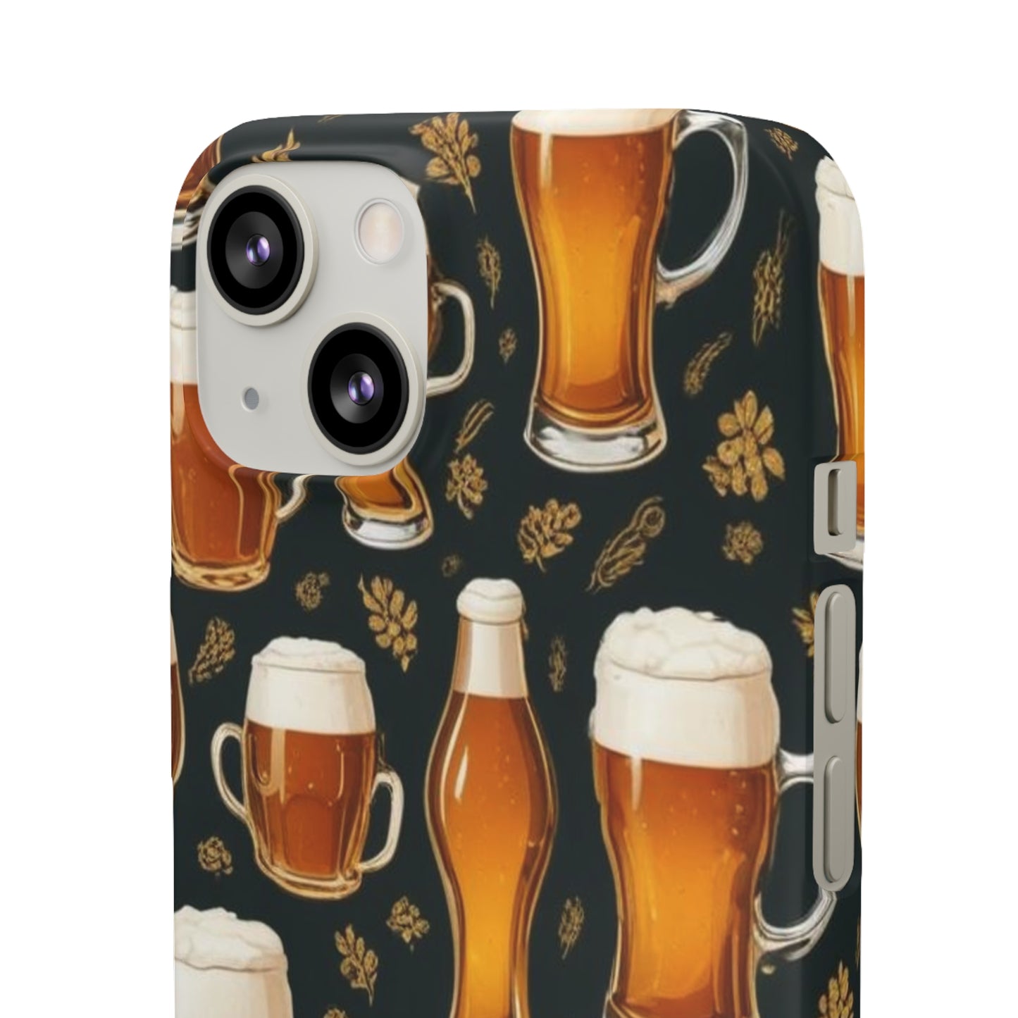 Beer Pattern Snap Cases