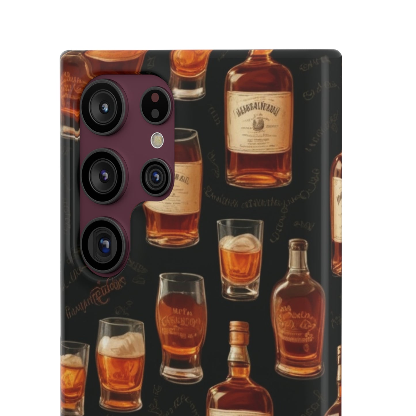 Whiskey Pattern Snap Cases