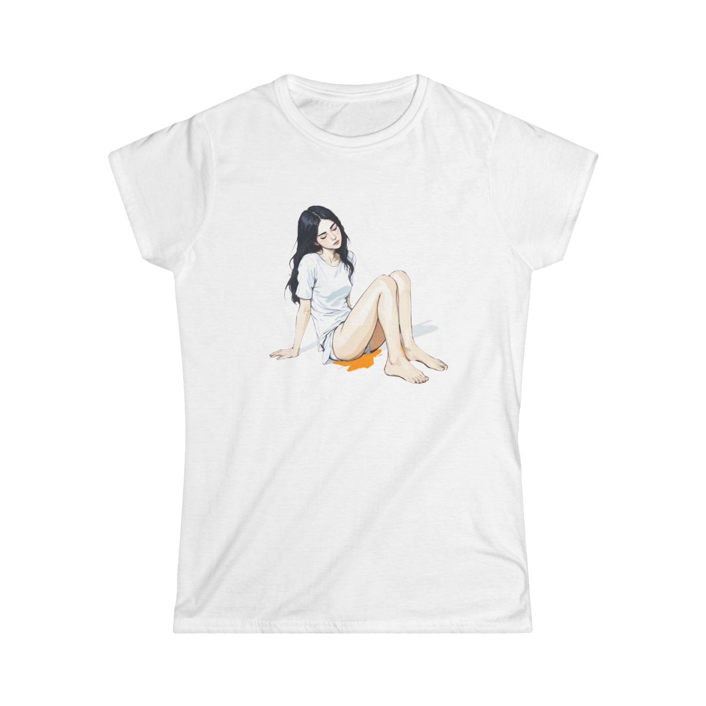 Sitting Pose Style T-shirt