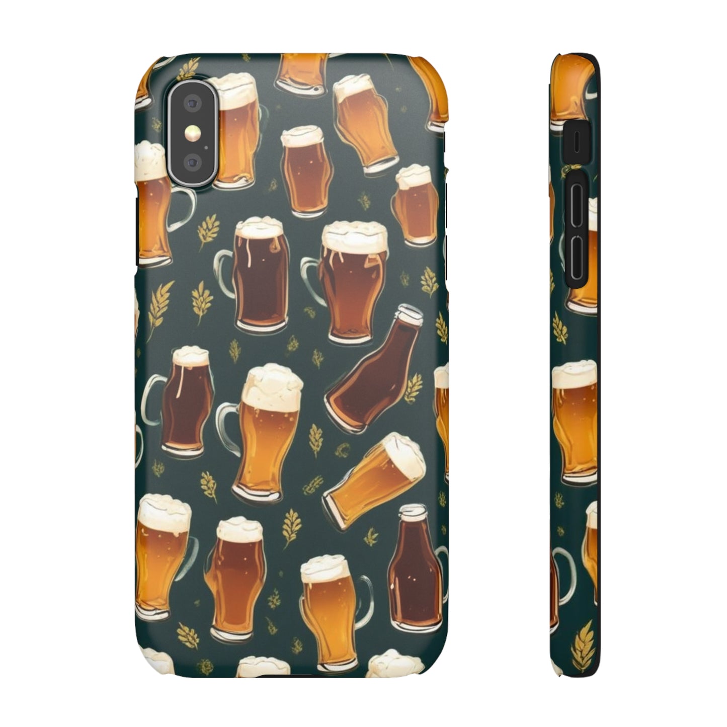 Beer Pattern Snap Cases
