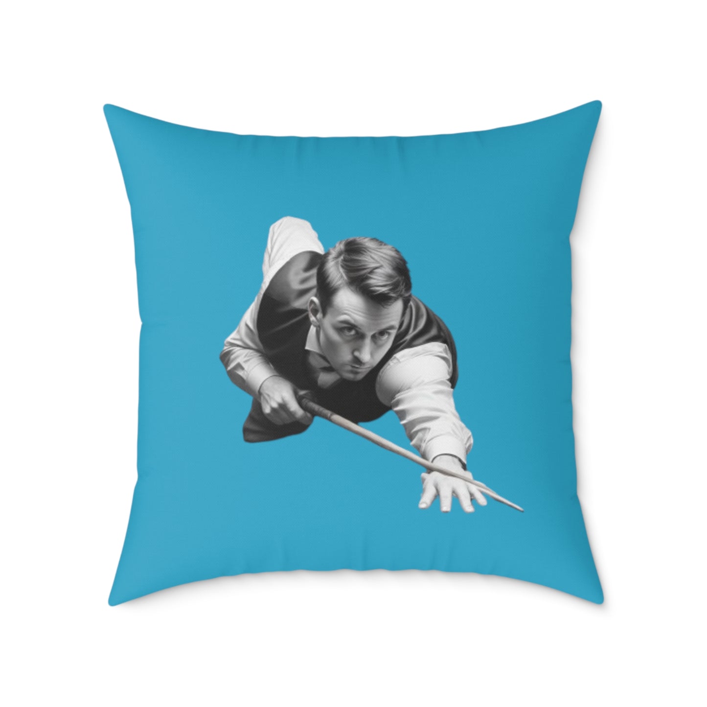 Snooker Square Poly Canvas Pillow