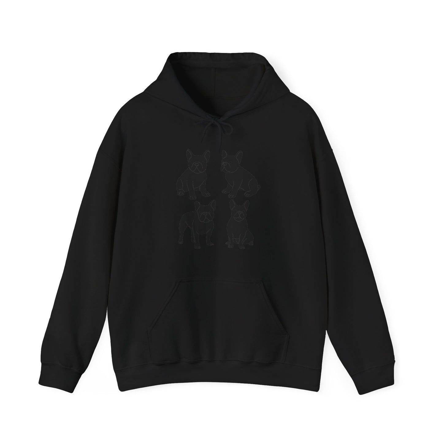 French Bulldog ,Pet Lover Prin T Unisex Heavy Blend™ Hooded Sweatshirt Dog Lover, bulldog G ift, Prin T Hoodie, Animal Lover, Frenchie  Hoodie.