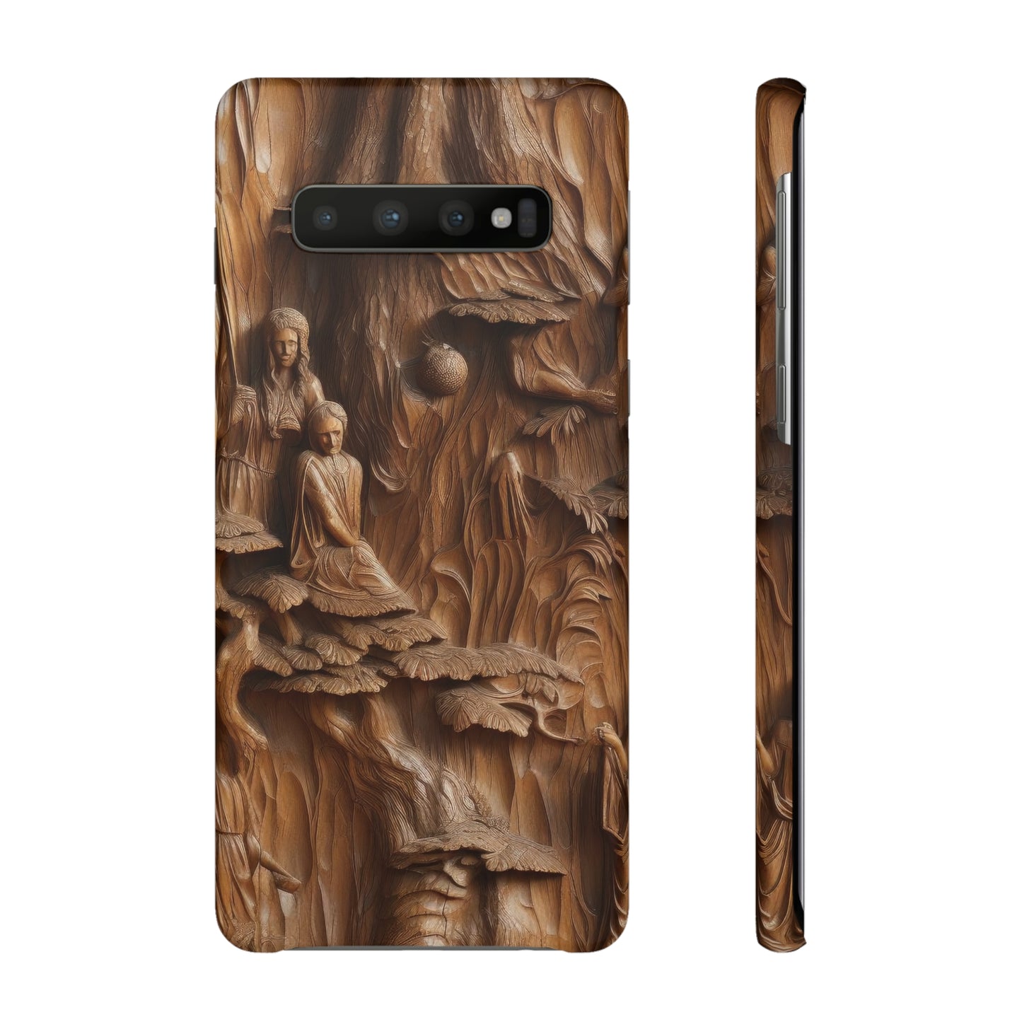 Biblical , Spiritual Carved Wood Phone cover Snap Cases .