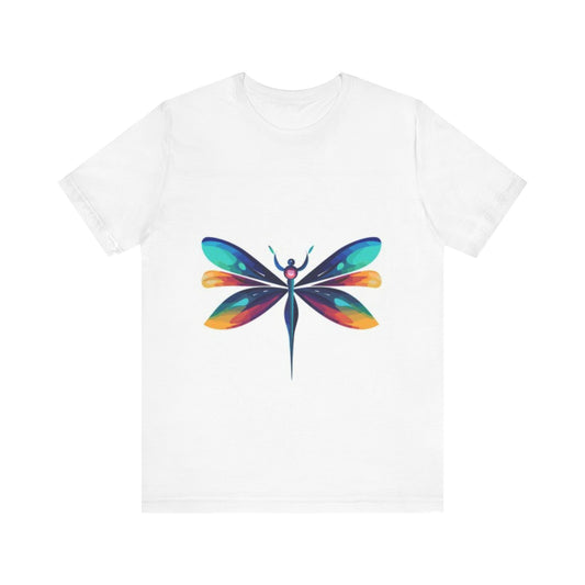 Dragon fly Quote Jersey Short Sleeve Tshirt