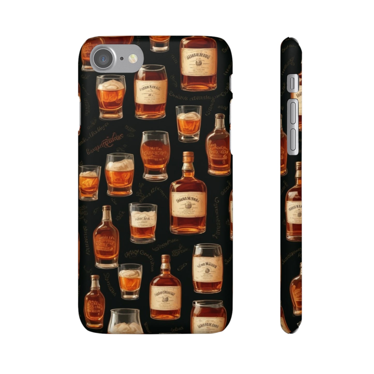 Whiskey Pattern Snap Cases