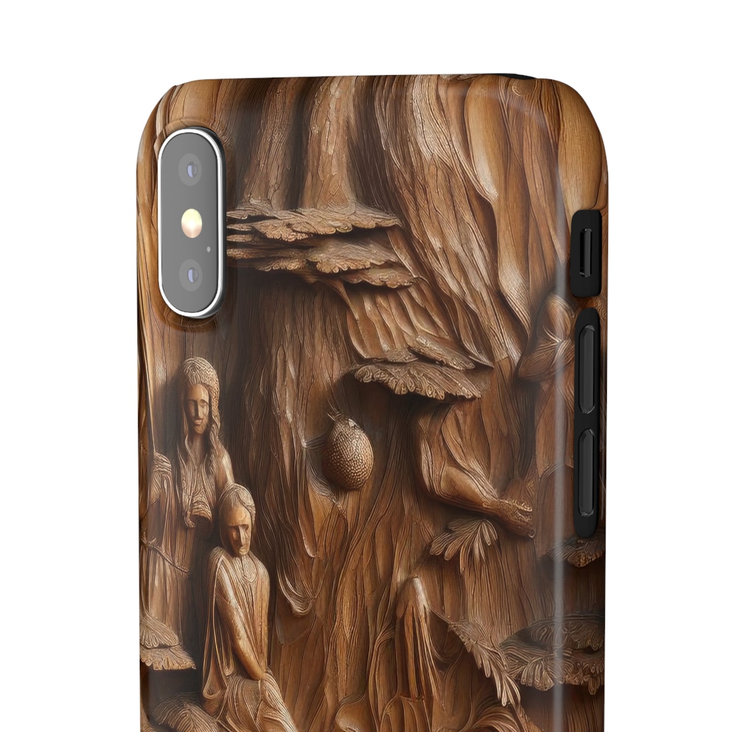 Biblical , Spiritual Carved Wood Phone cover Snap Cases .