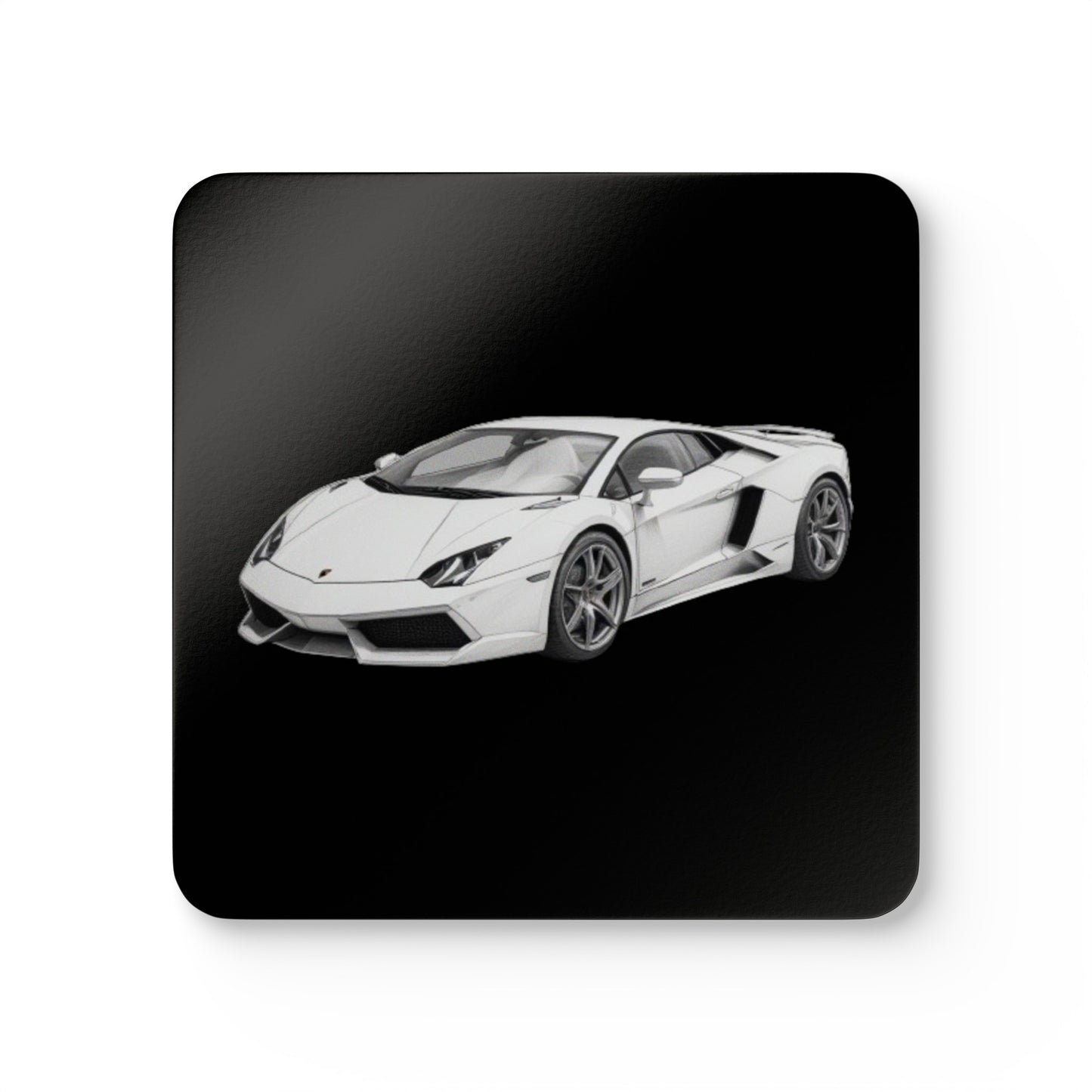 Lamborghini Corkwood Coaster Set